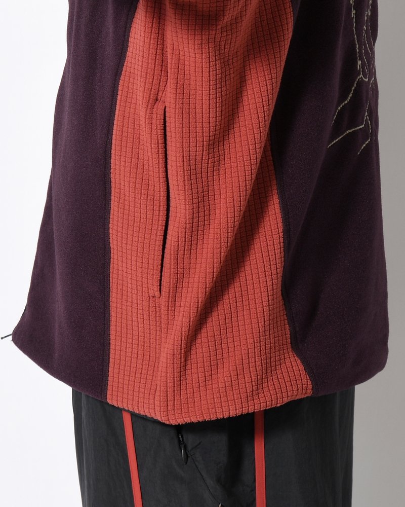 MOUNTAIN GOAT POLARTEC FLEECE JACKET -D/PURPLE-