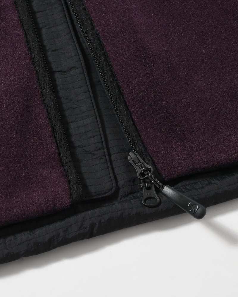 MOUNTAIN GOAT POLARTEC FLEECE JACKET -D/PURPLE-