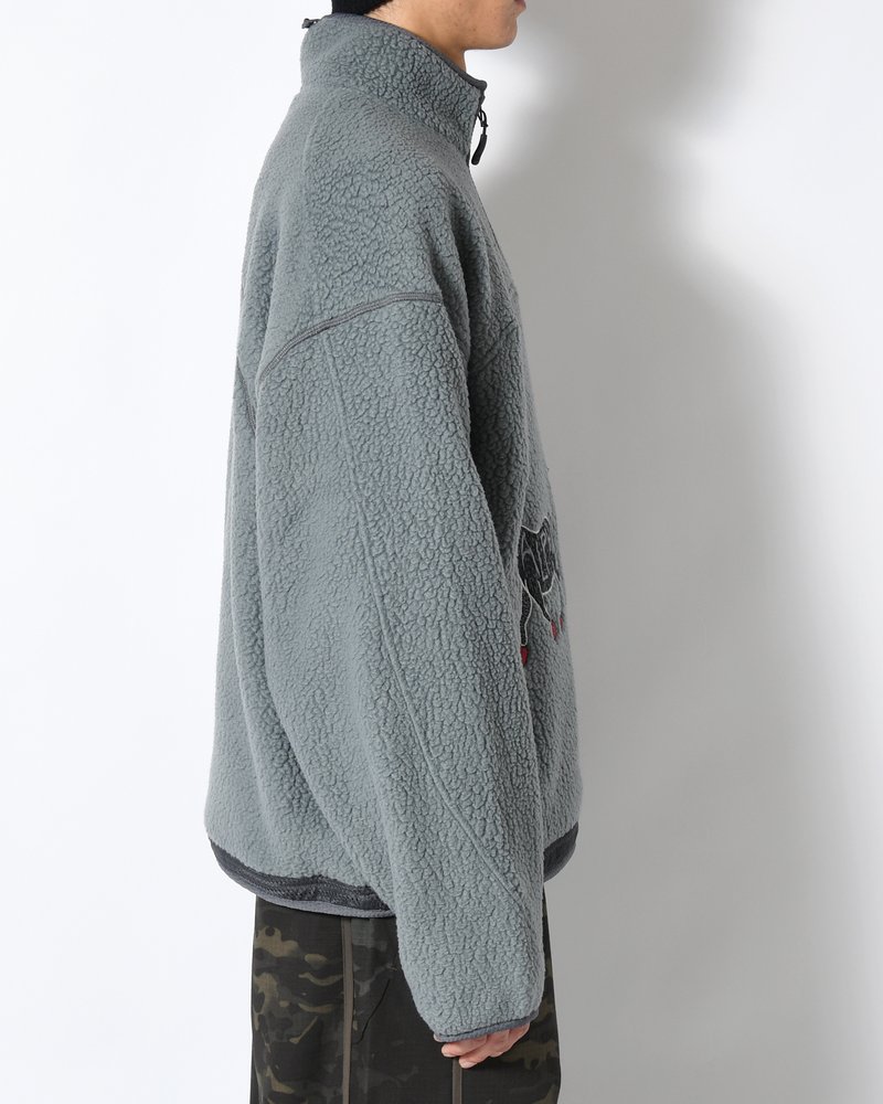 MOUNTAIN GOAT POLARTEC FLEECE ANORAK -GREY-