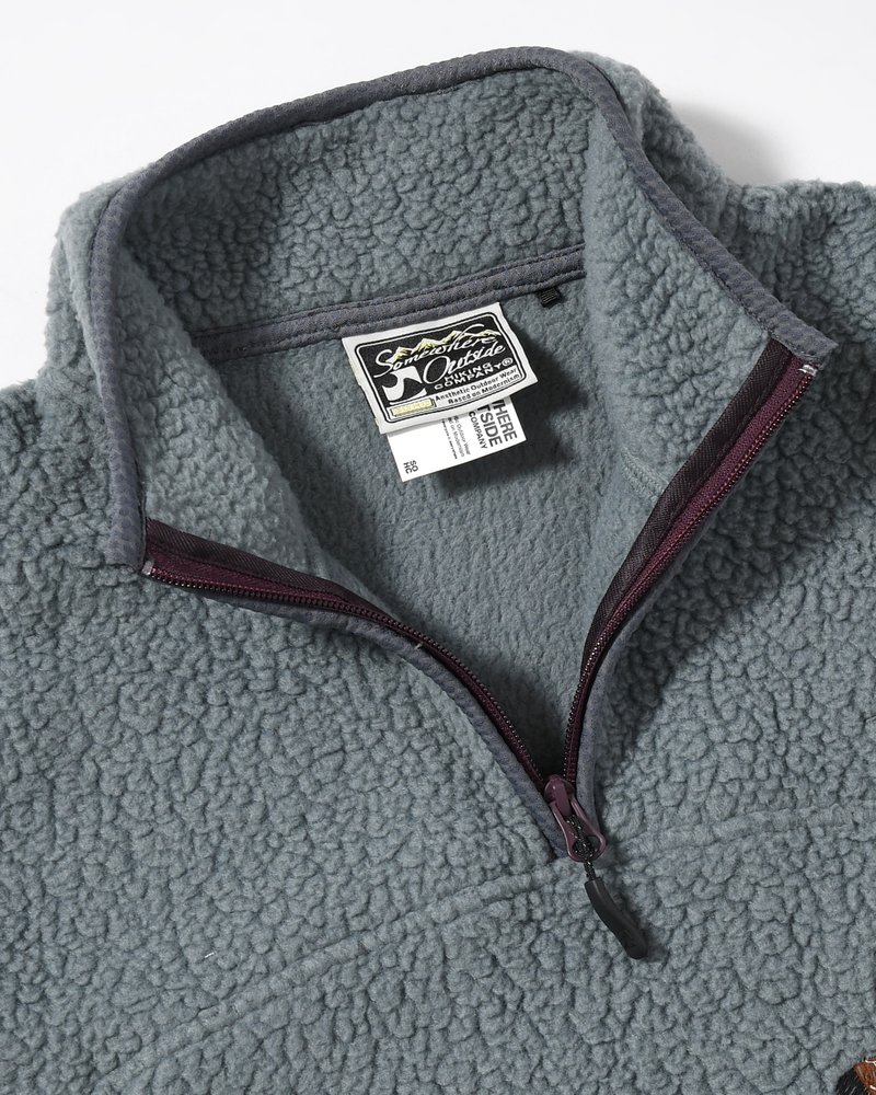 MOUNTAIN GOAT POLARTEC FLEECE ANORAK -GREY-