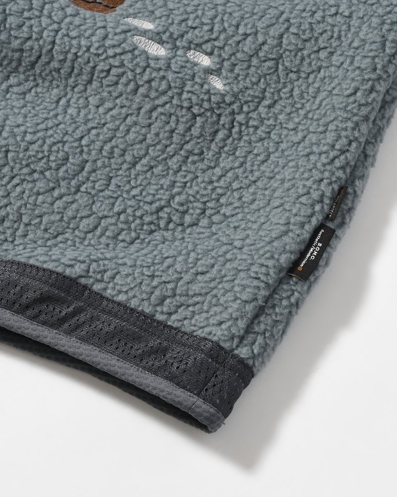 MOUNTAIN GOAT POLARTEC FLEECE ANORAK -GREY-