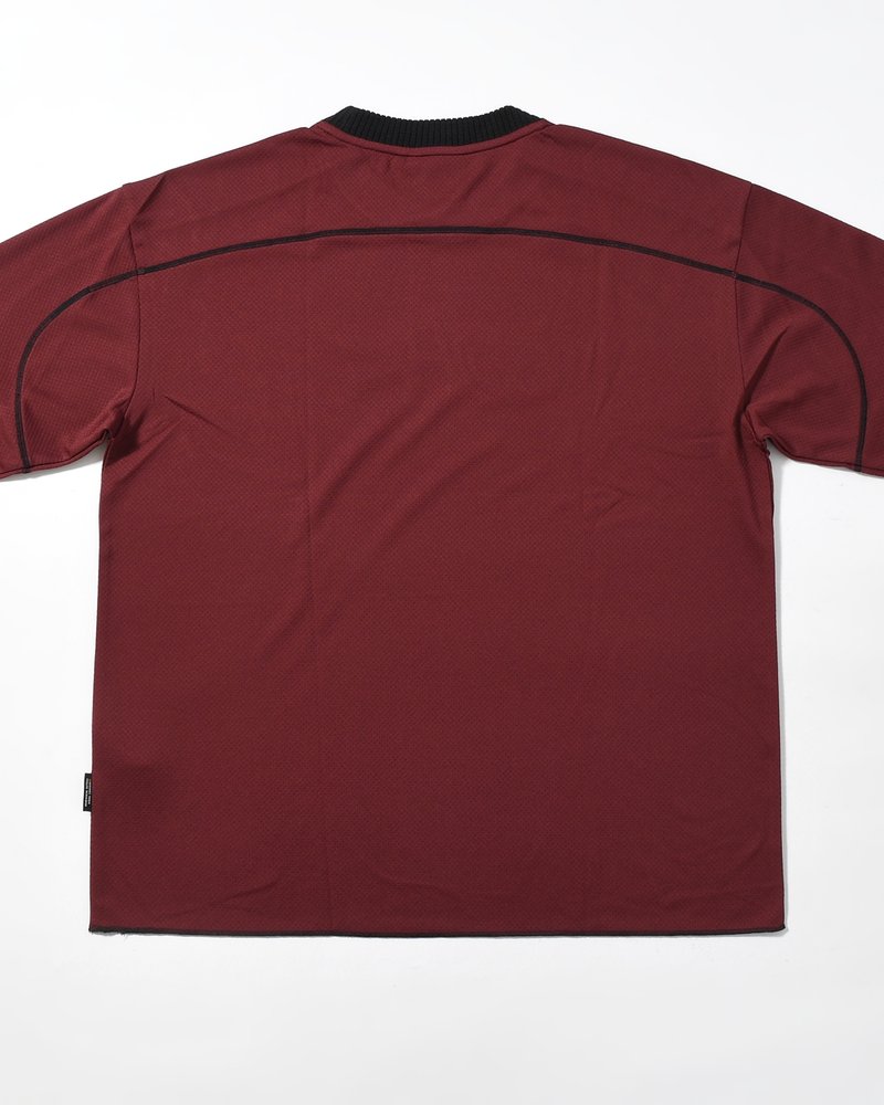 SOHC LOGO EMBROIDERY L/SL -BURGUNDY-