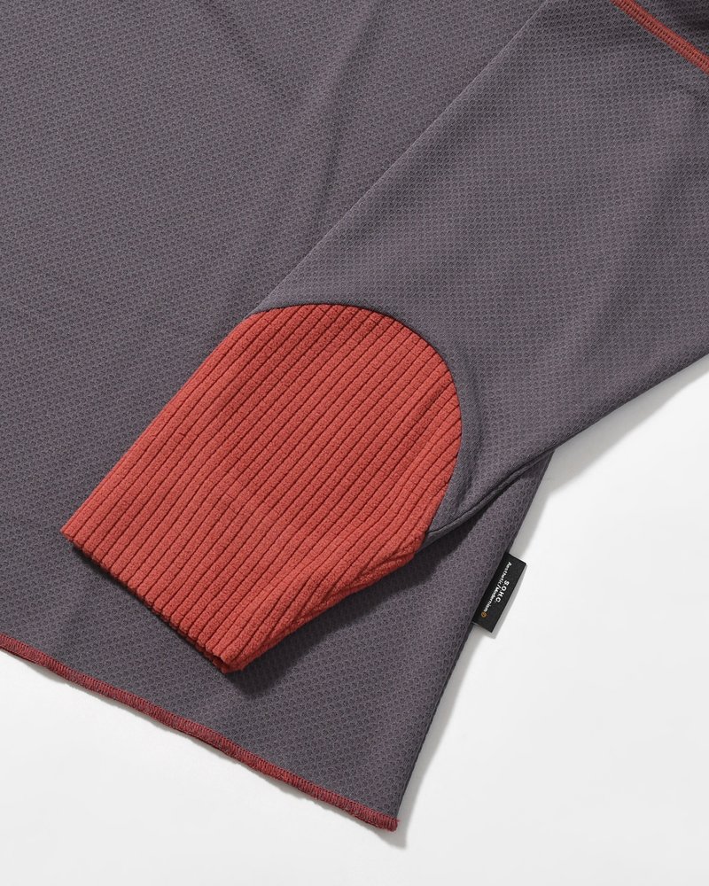 SOHC LOGO EMBROIDERY L/SL -CHARCOAL-