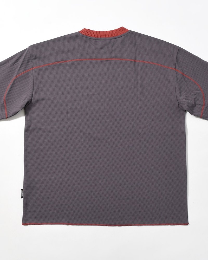 SOHC LOGO EMBROIDERY L/SL -CHARCOAL-