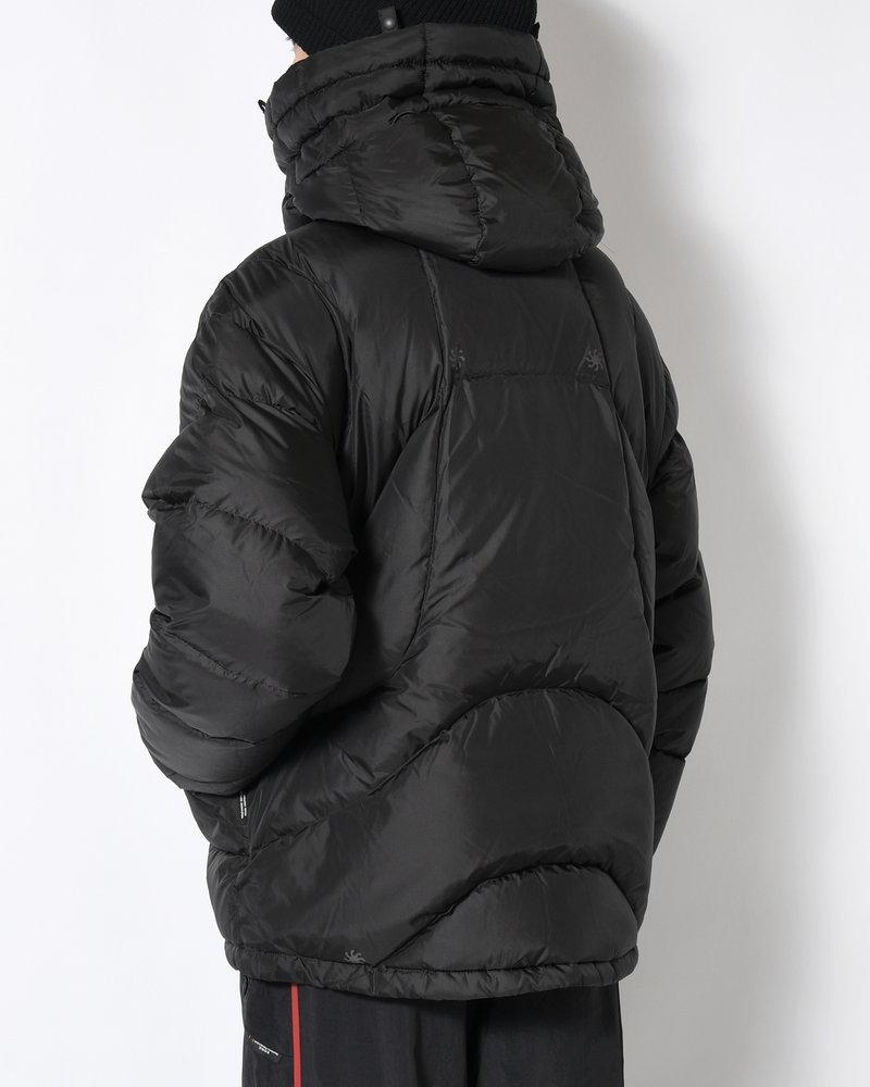 ARCHIVAL HOOD DOWN JACKET -BLACK-
