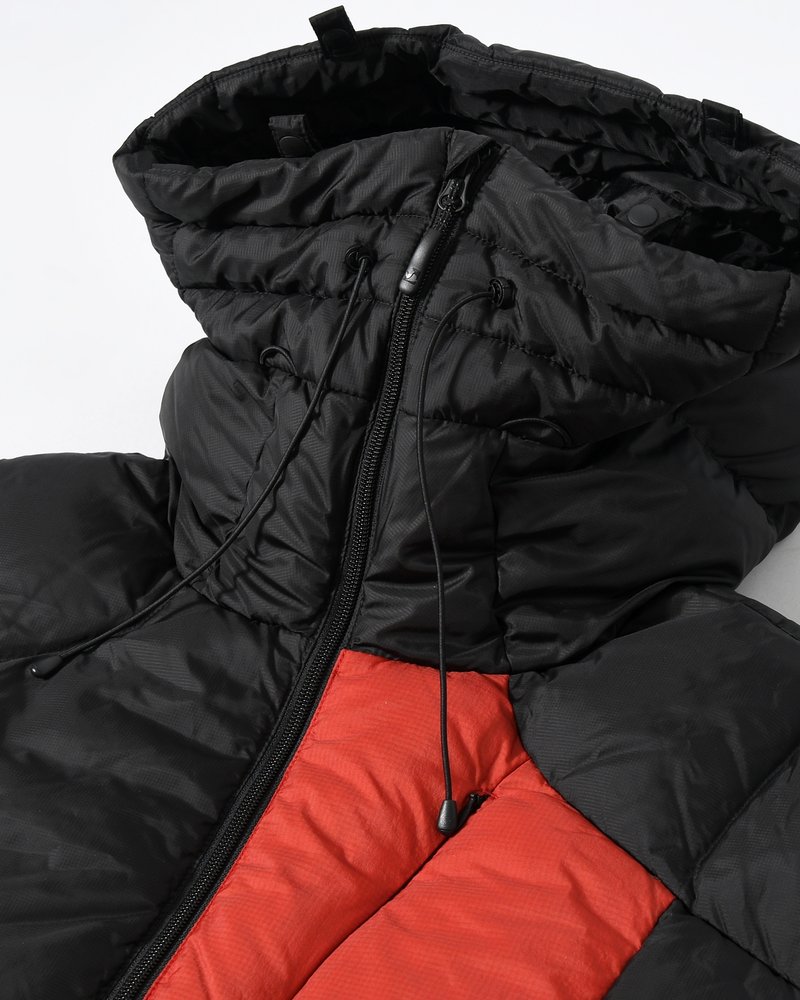 ARCHIVAL HOOD DOWN JACKET -BLACK-