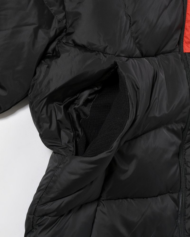 ARCHIVAL HOOD DOWN JACKET -BLACK-