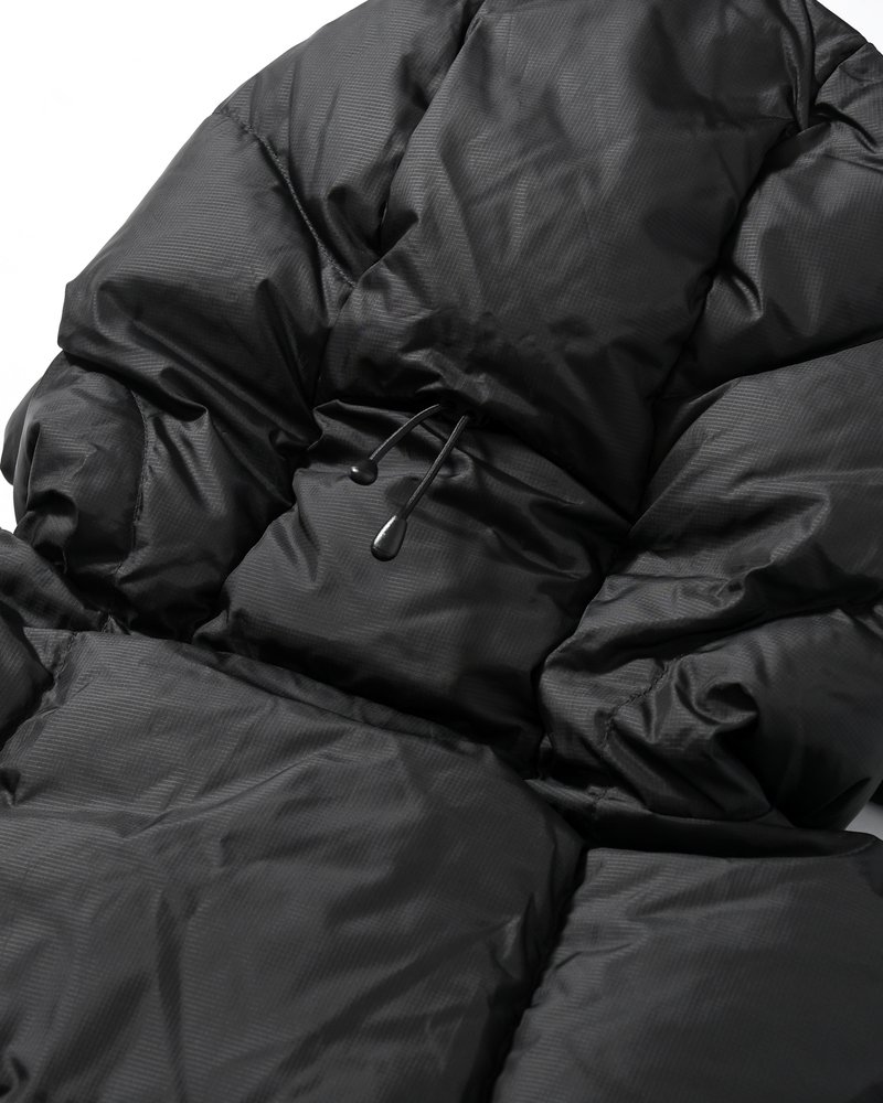 ARCHIVAL HOOD DOWN JACKET -BLACK-