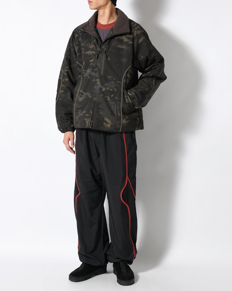 BOUND-SEAM PUFFER JACKET -MULTI-