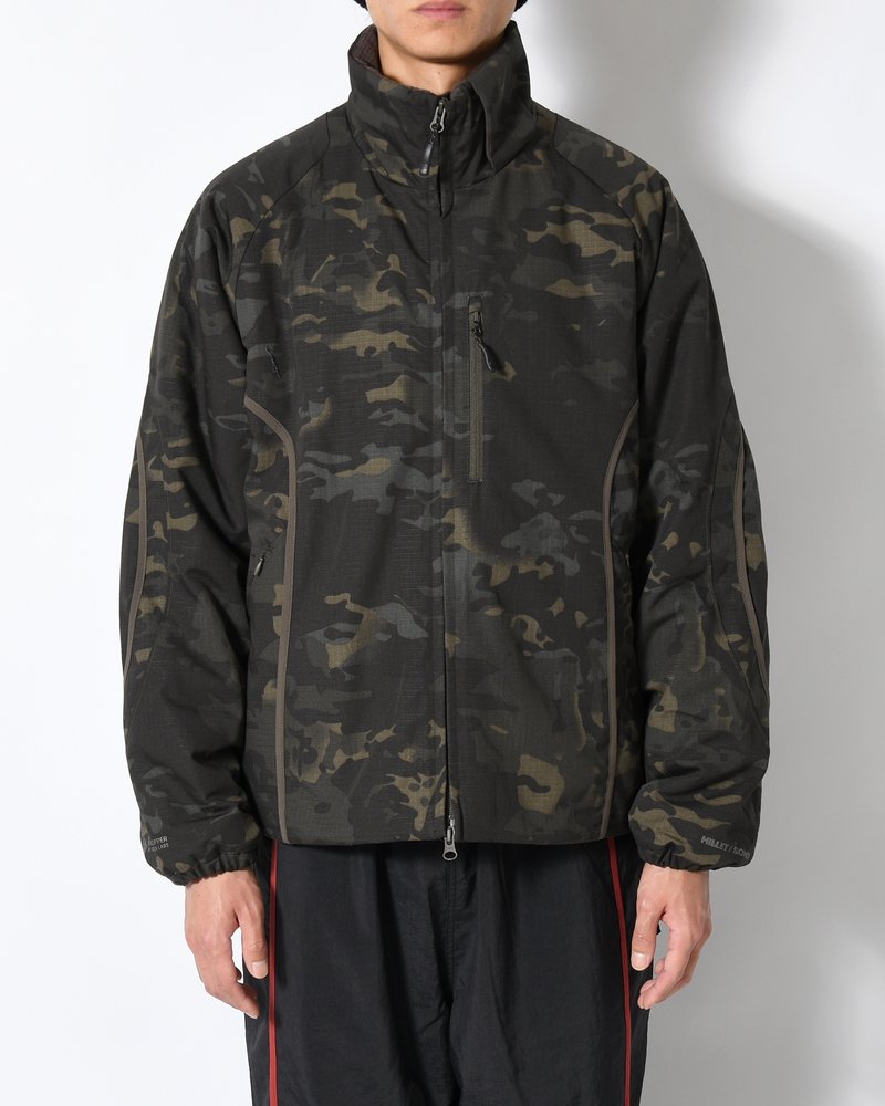 BOUND-SEAM PUFFER JACKET -MULTI-
