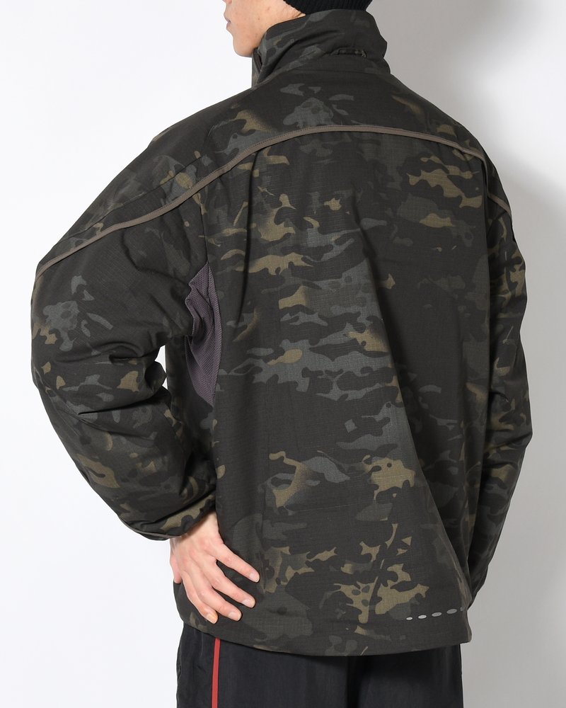 BOUND-SEAM PUFFER JACKET -MULTI-