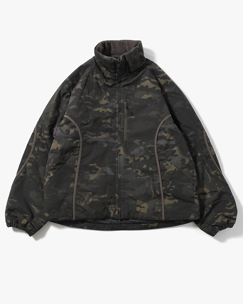 BOUND-SEAM PUFFER JACKET -MULTI-