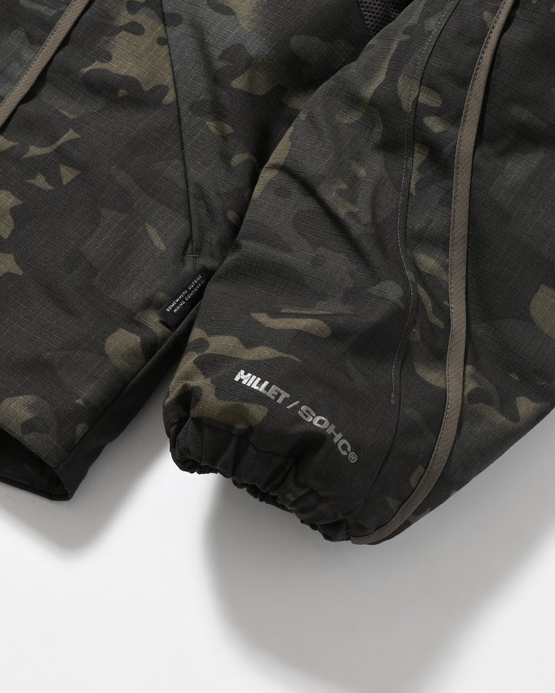 BOUND-SEAM PUFFER JACKET -MULTI-