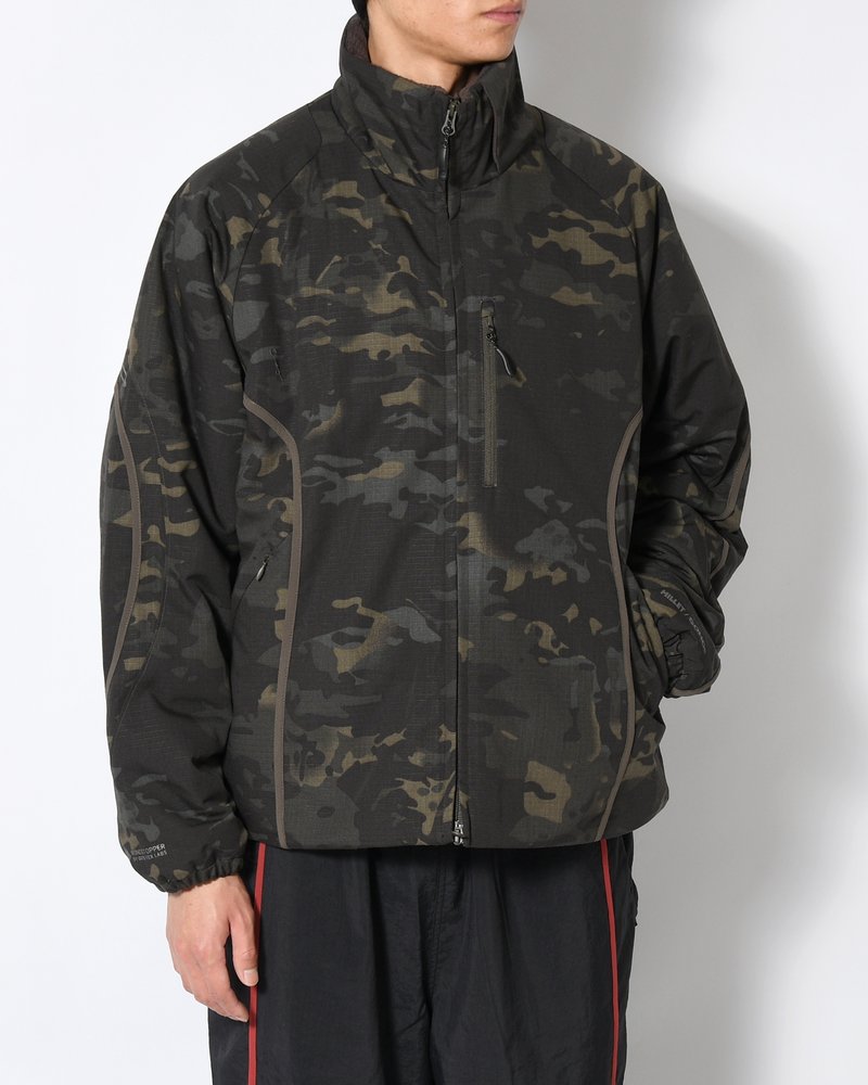 BOUND-SEAM PUFFER JACKET -MULTI-