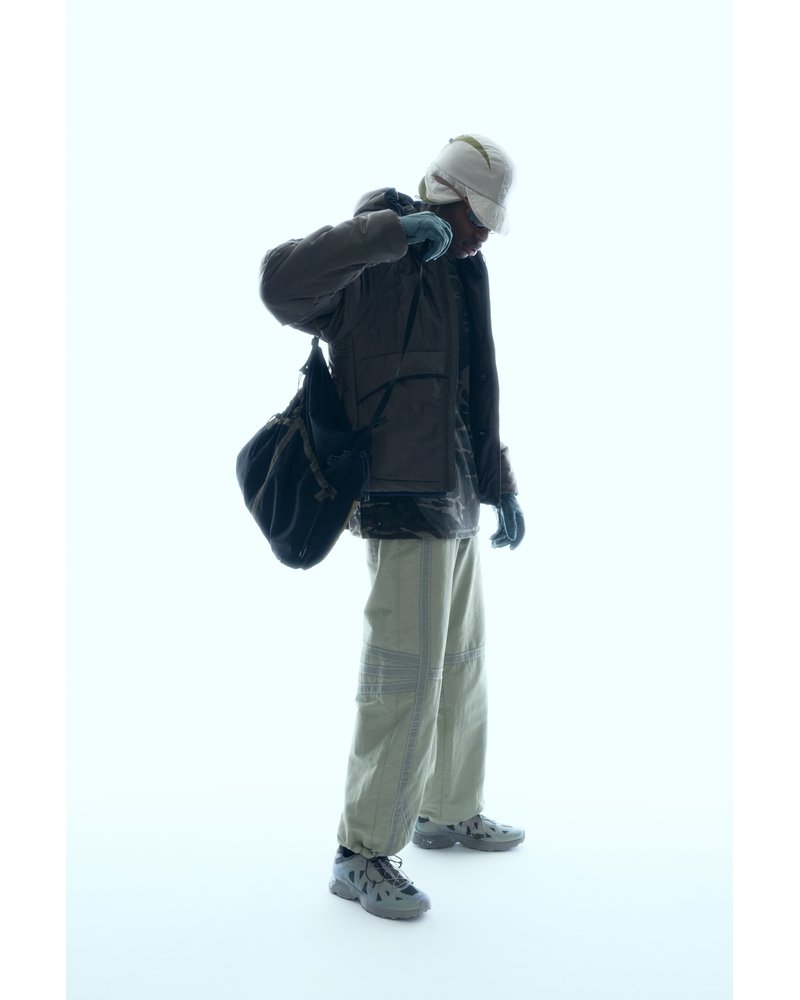 FASTENING SYSTEM CROSSBODY BAG -KHAKI-
