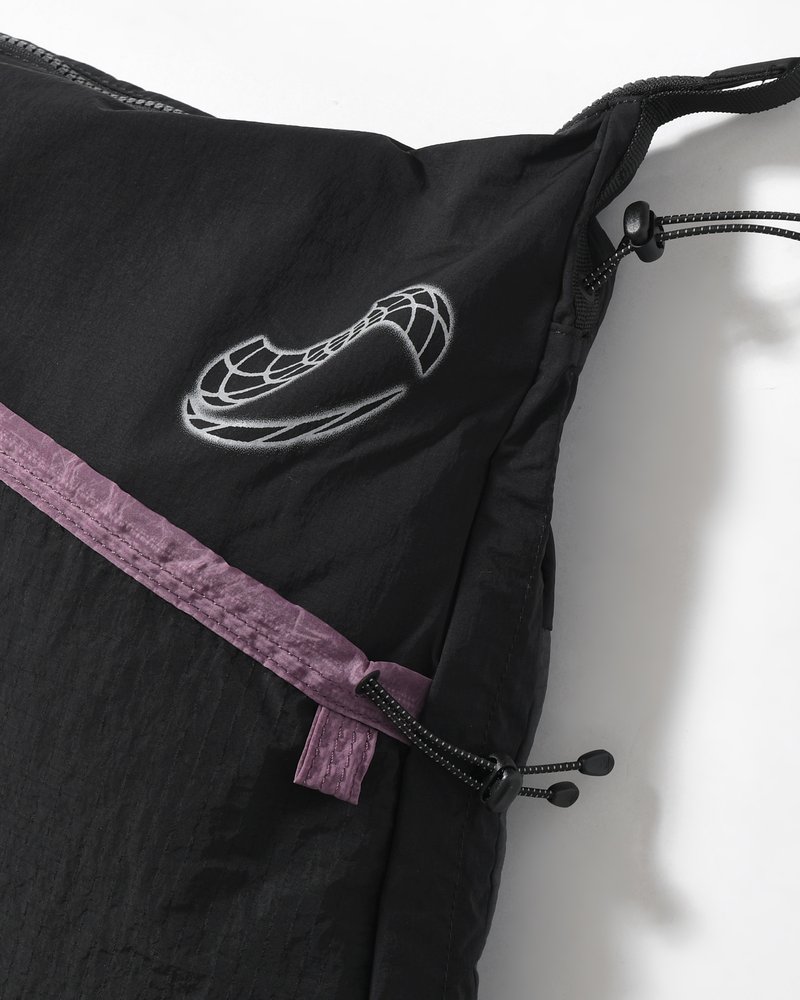 FASTENING SYSTEM CROSSBODY BAG -PURPLE-