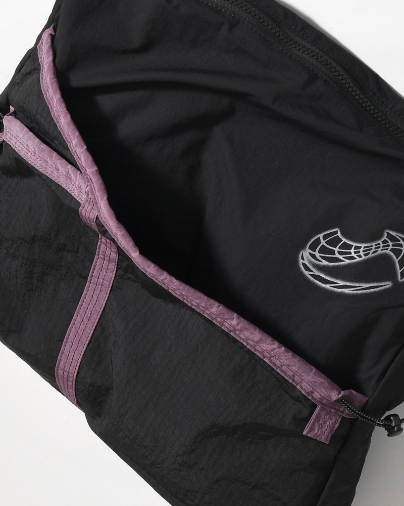 FASTENING SYSTEM CROSSBODY BAG -PURPLE-