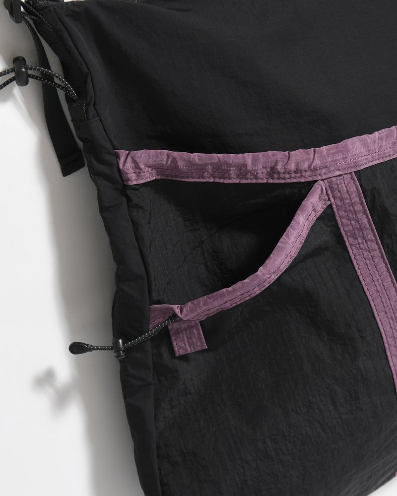 FASTENING SYSTEM CROSSBODY BAG -PURPLE-