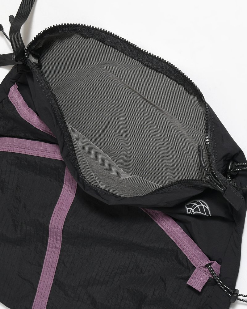 FASTENING SYSTEM CROSSBODY BAG -PURPLE-