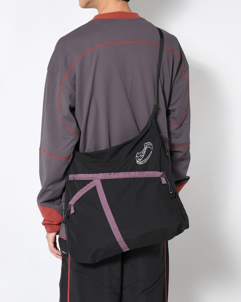 FASTENING SYSTEM CROSSBODY BAG -PURPLE-