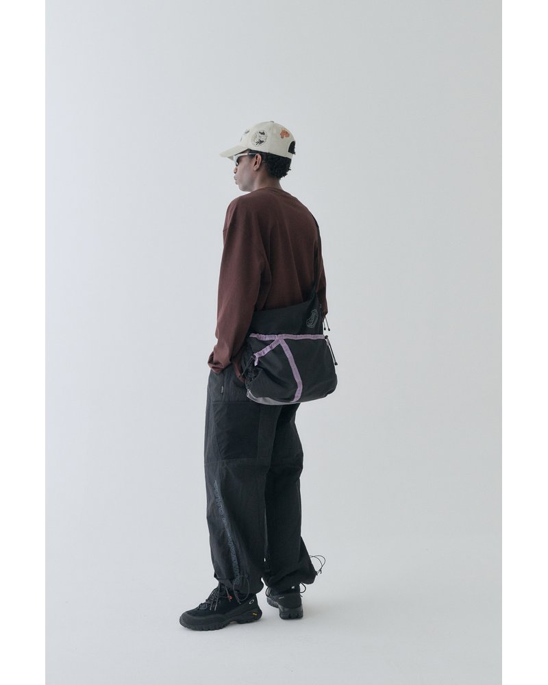 FASTENING SYSTEM CROSSBODY BAG -PURPLE-
