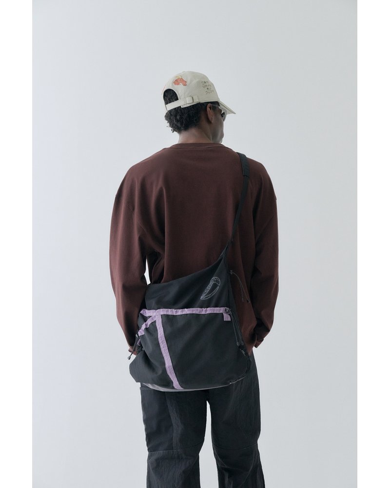FASTENING SYSTEM CROSSBODY BAG -PURPLE-