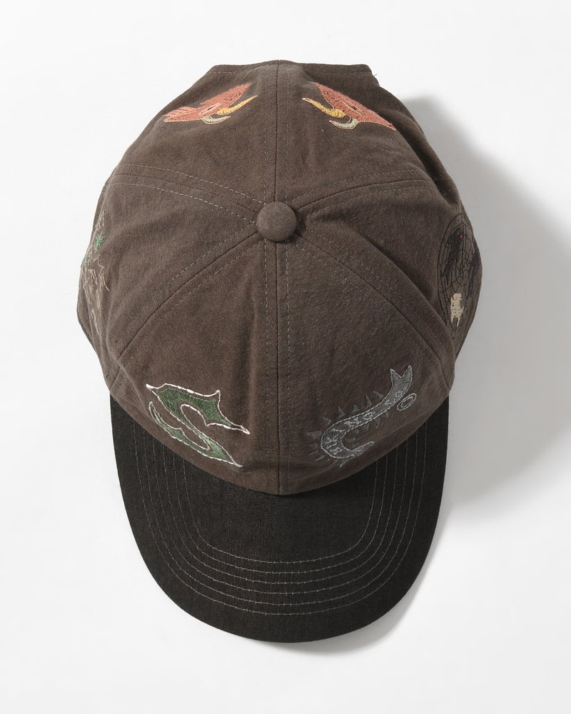 SOHC EMBROIDERY CAP -D/BROWN-