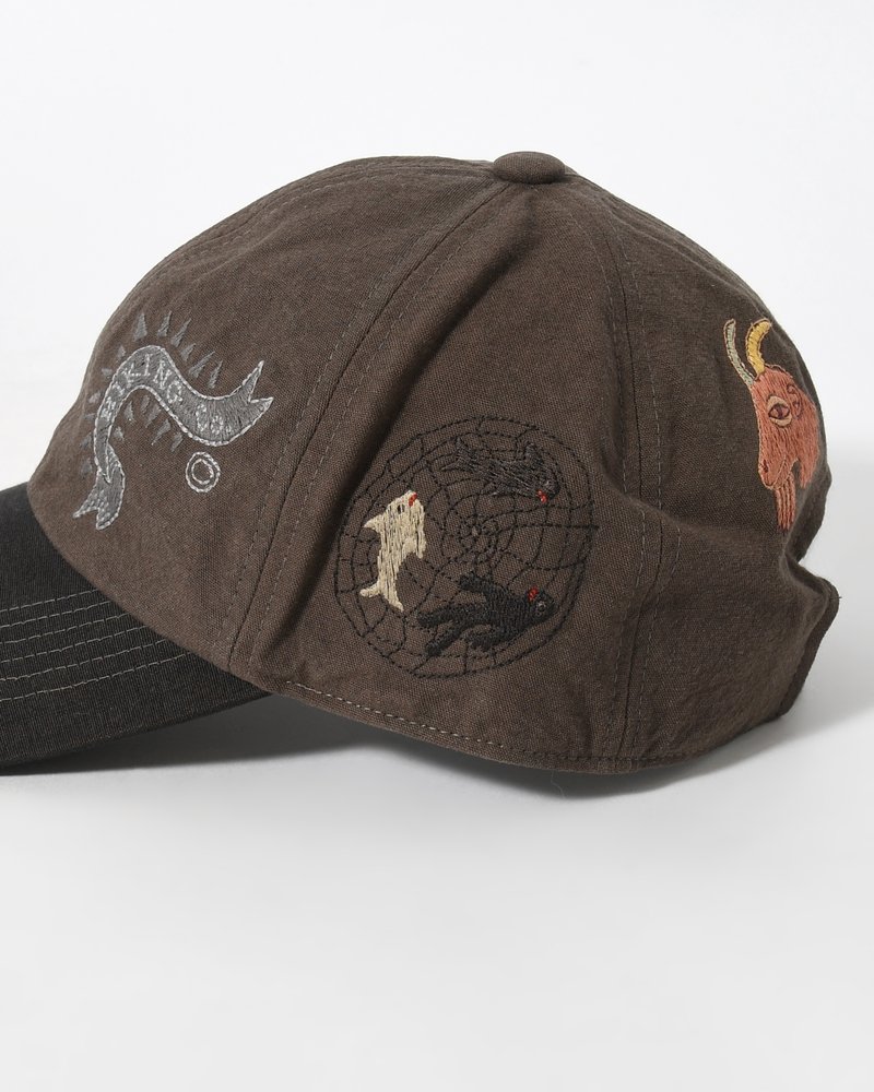 SOHC EMBROIDERY CAP -D/BROWN-