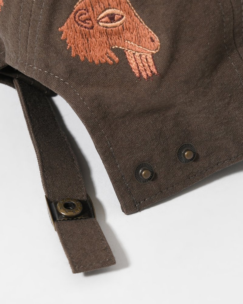 SOHC EMBROIDERY CAP -D/BROWN-