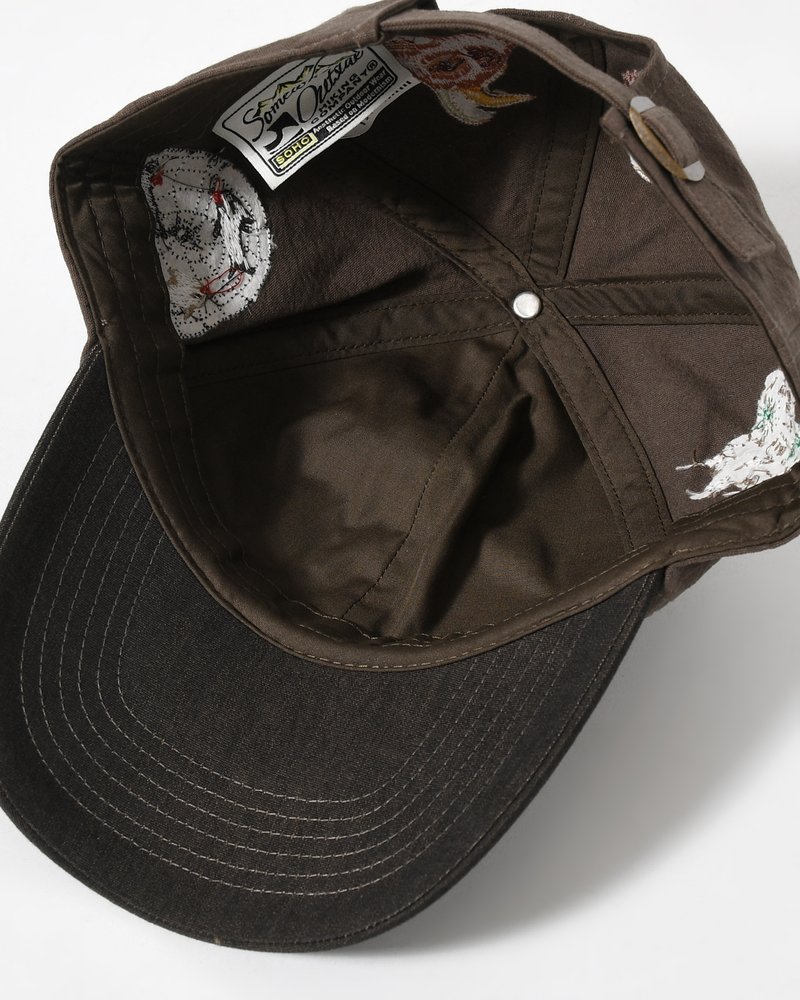 SOHC EMBROIDERY CAP -D/BROWN-