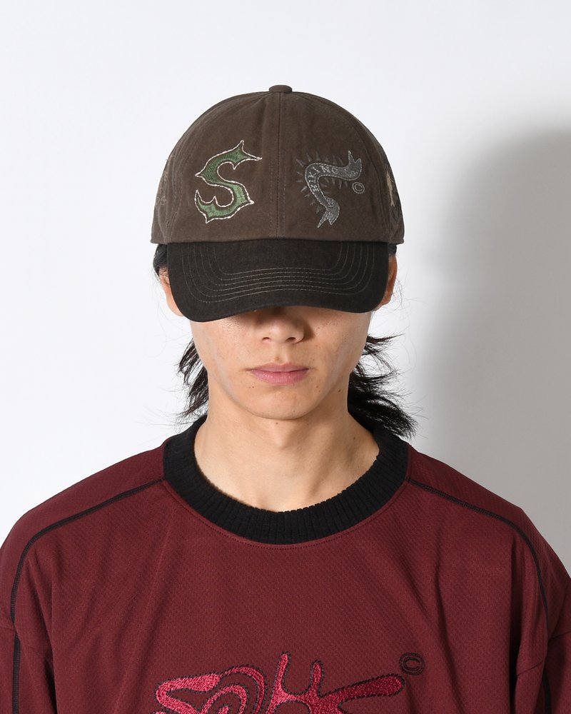 SOHC EMBROIDERY CAP -D/BROWN-
