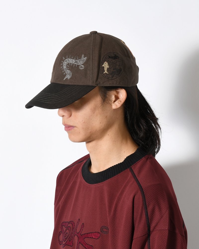 SOHC EMBROIDERY CAP -D/BROWN-