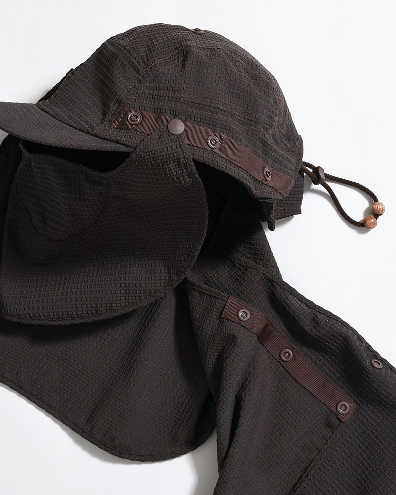 FANG CAP -DARK BROWN-