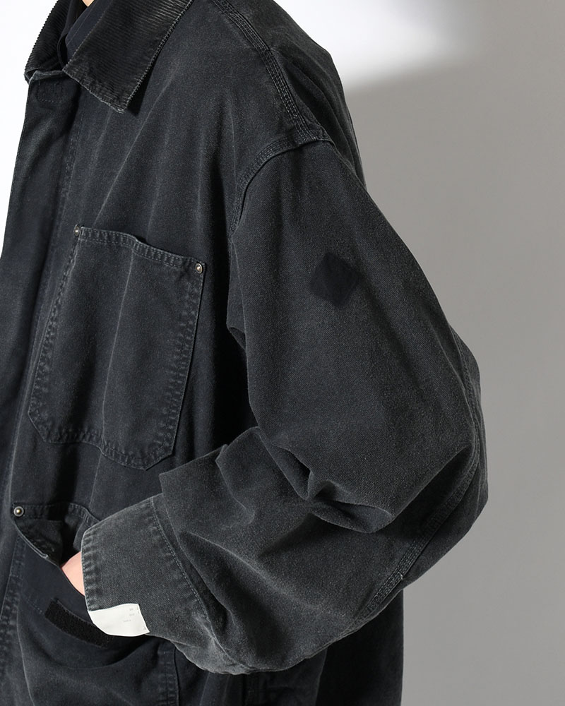 4POCKETS JACKET -BLACK-