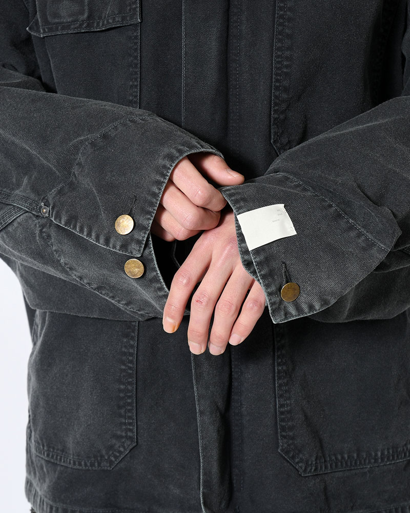 4POCKETS JACKET -BLACK-
