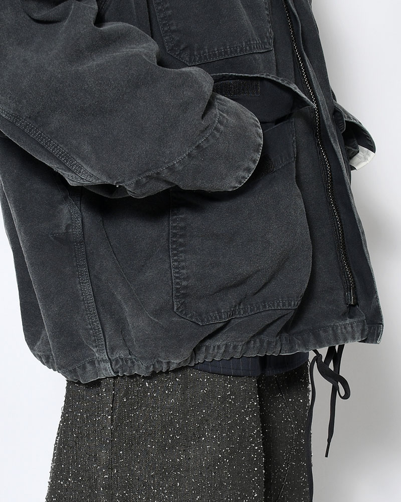 4POCKETS JACKET -BLACK-