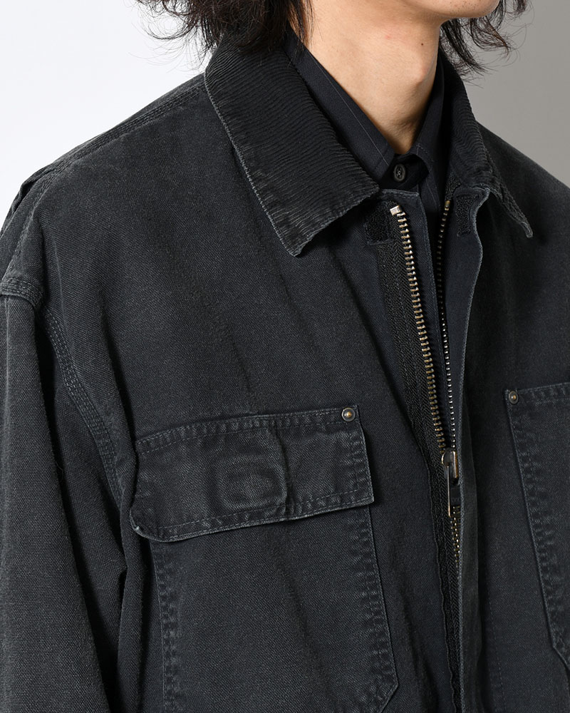 4POCKETS JACKET -BLACK-