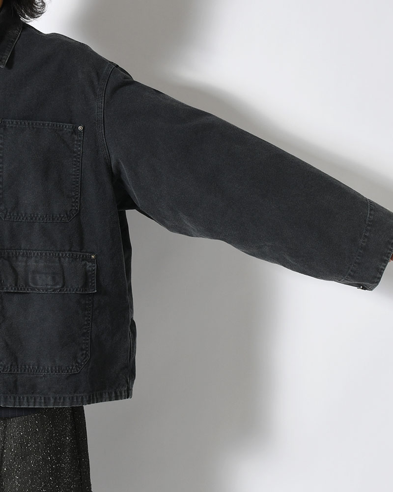 4POCKETS JACKET -BLACK-