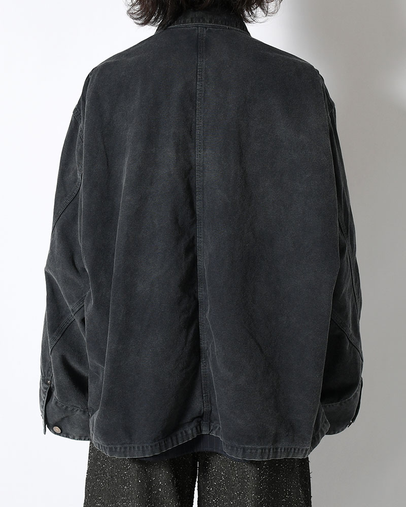 4POCKETS JACKET -BLACK-