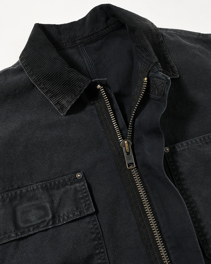 4POCKETS JACKET -BLACK-
