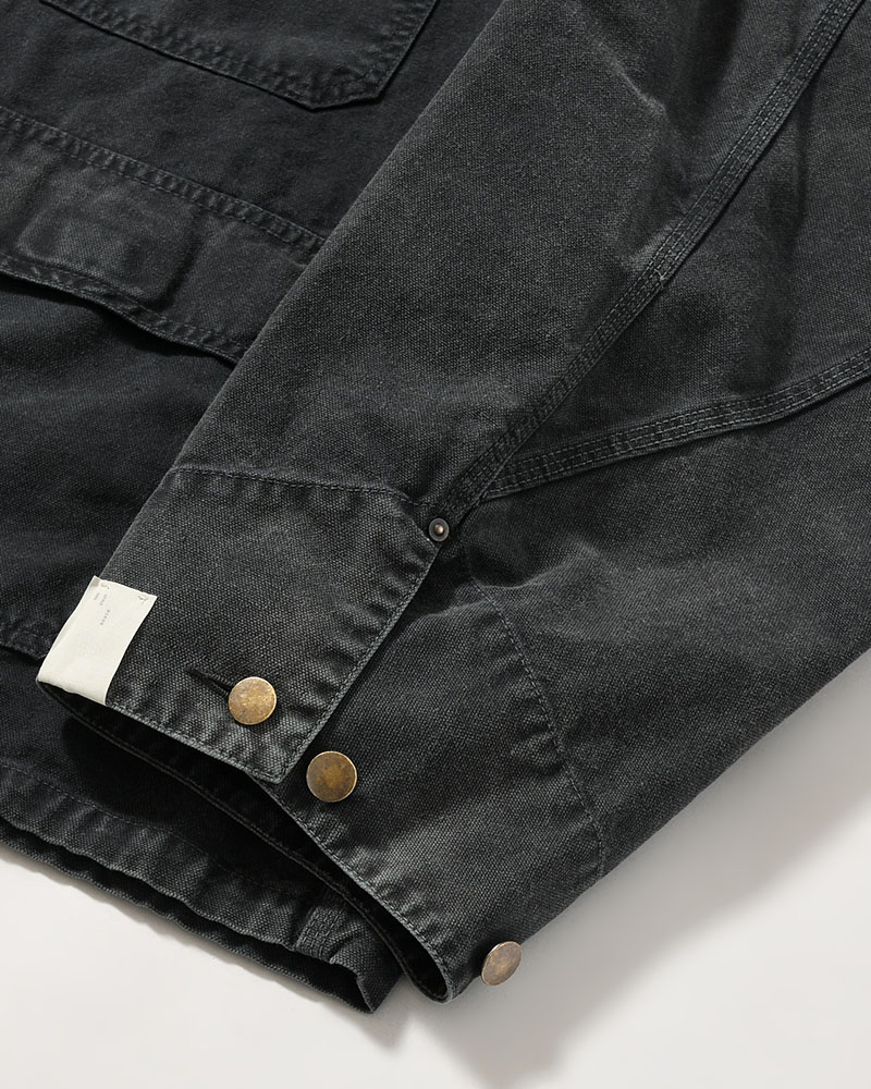 4POCKETS JACKET -BLACK-