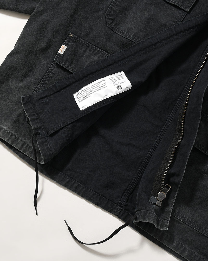 4POCKETS JACKET -BLACK-