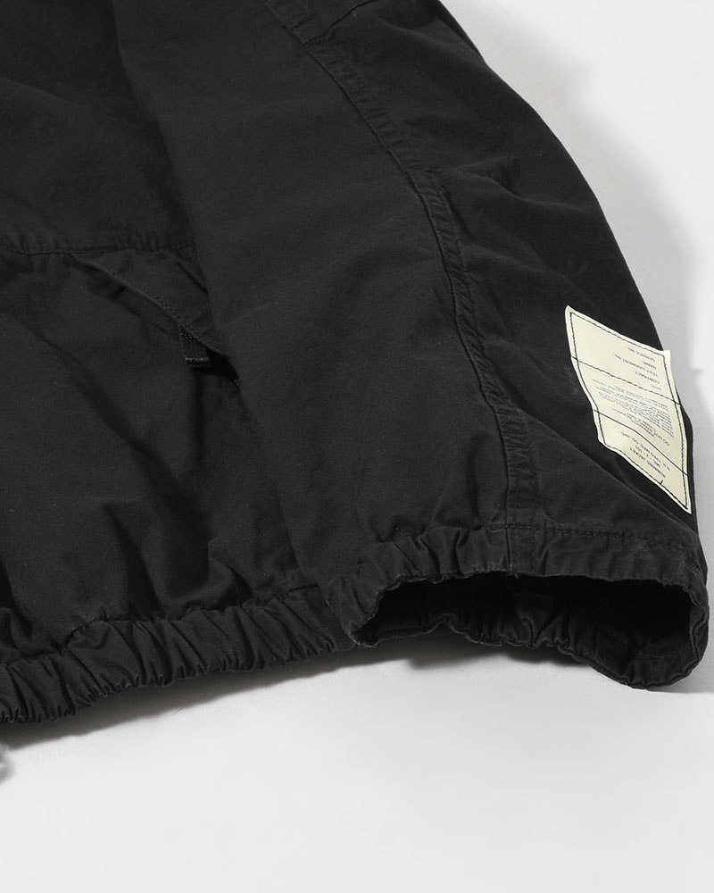 STAND COLLAR JACKET -BLACK-