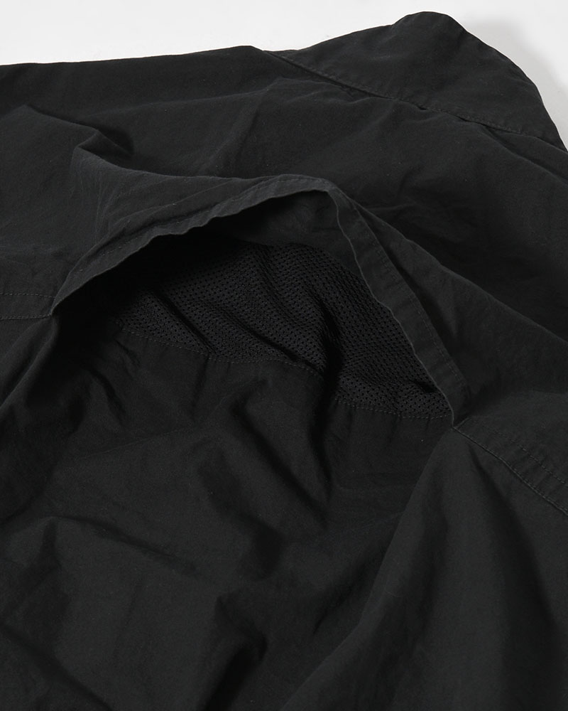 STAND COLLAR JACKET -BLACK-