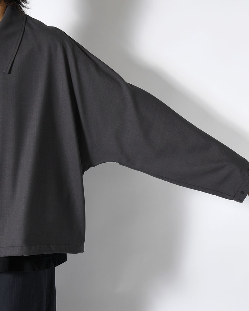 SHORT JACKET -CHARCOAL-