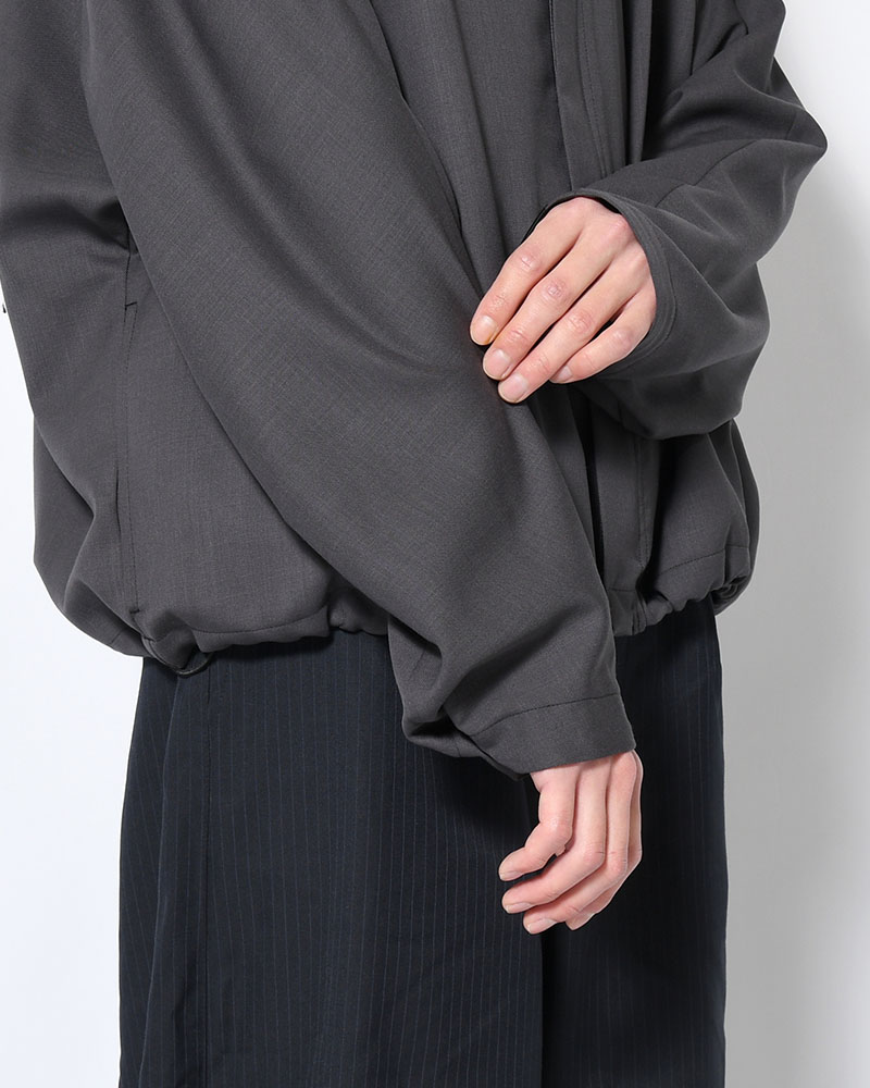 SHORT JACKET -CHARCOAL-