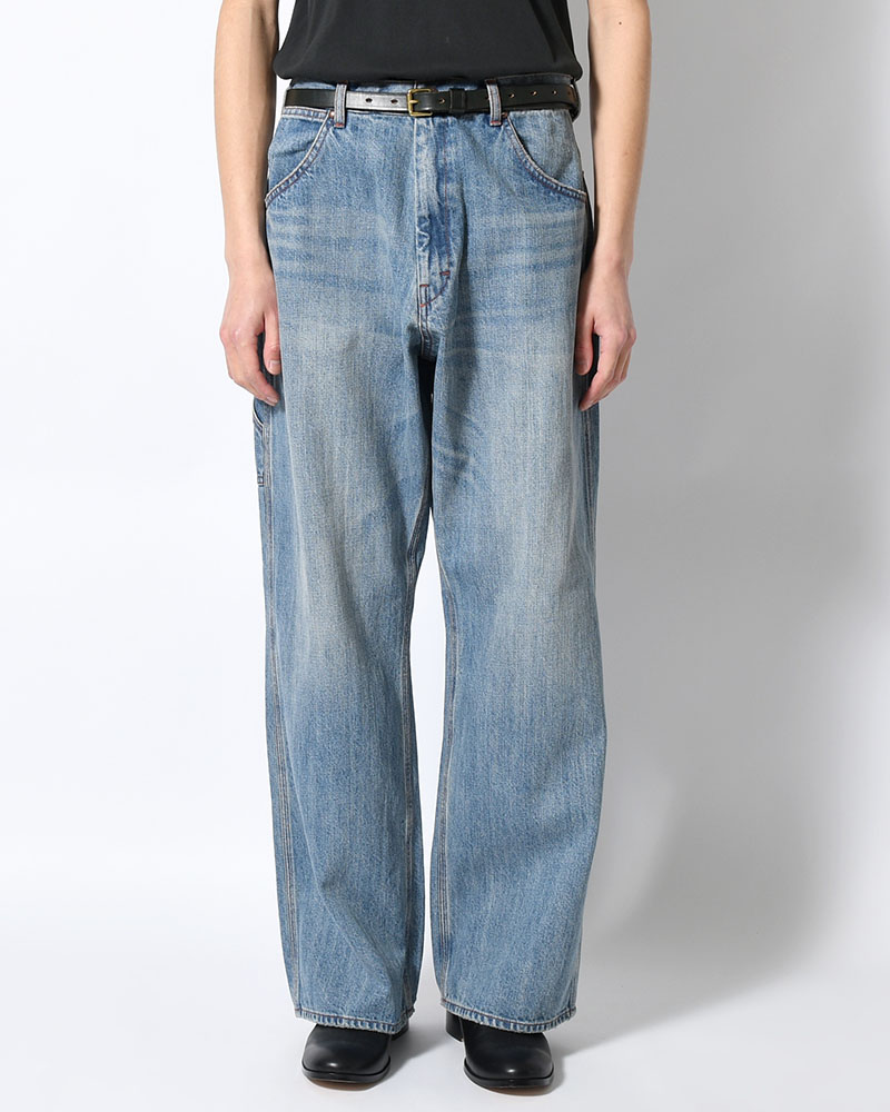 DENIM PANTS -BLUE-