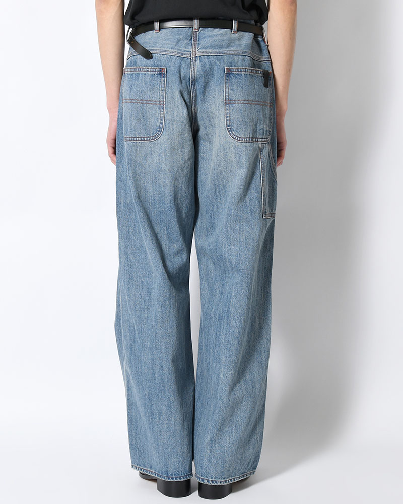 DENIM PANTS -BLUE-