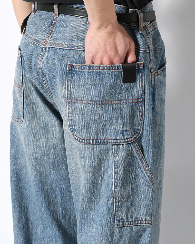 DENIM PANTS -BLUE-