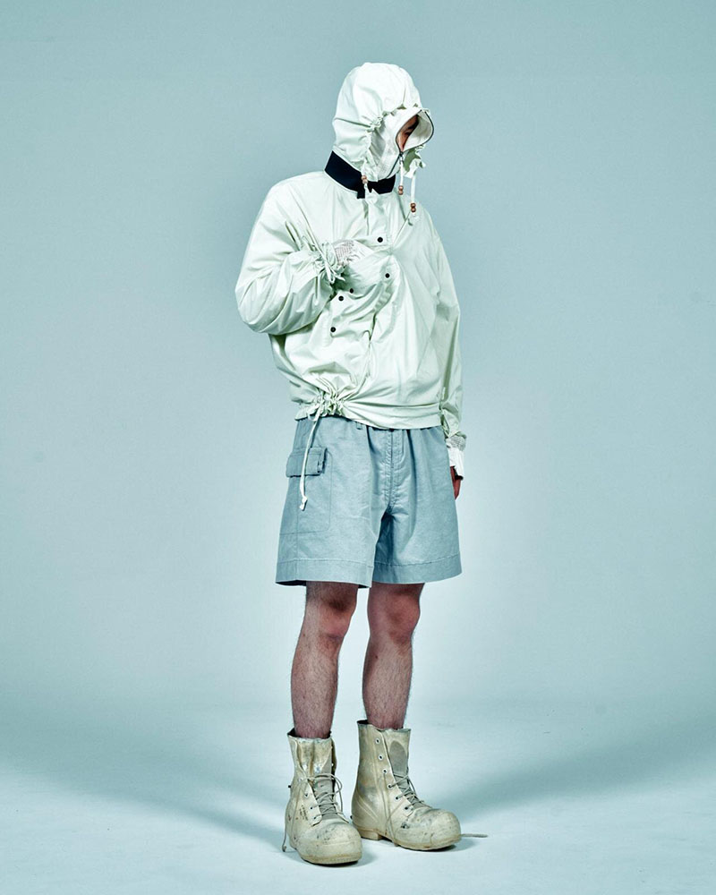 FANG ANORACK HOOD (WATER PROOF) -WHITE-